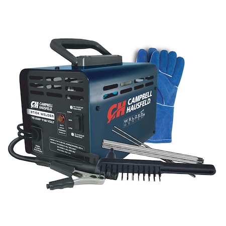 Campbell Hausfeld PORTABLE STICK WELDER W/ KIT; 70A; 115V WS099098AV